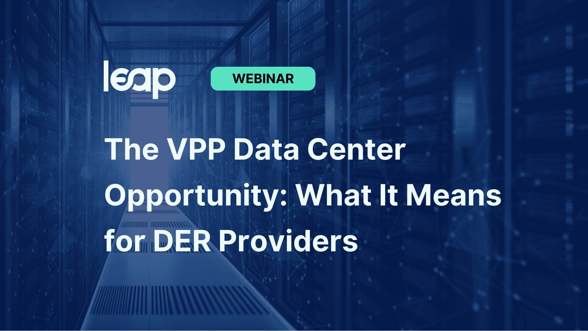 Card with webinar title