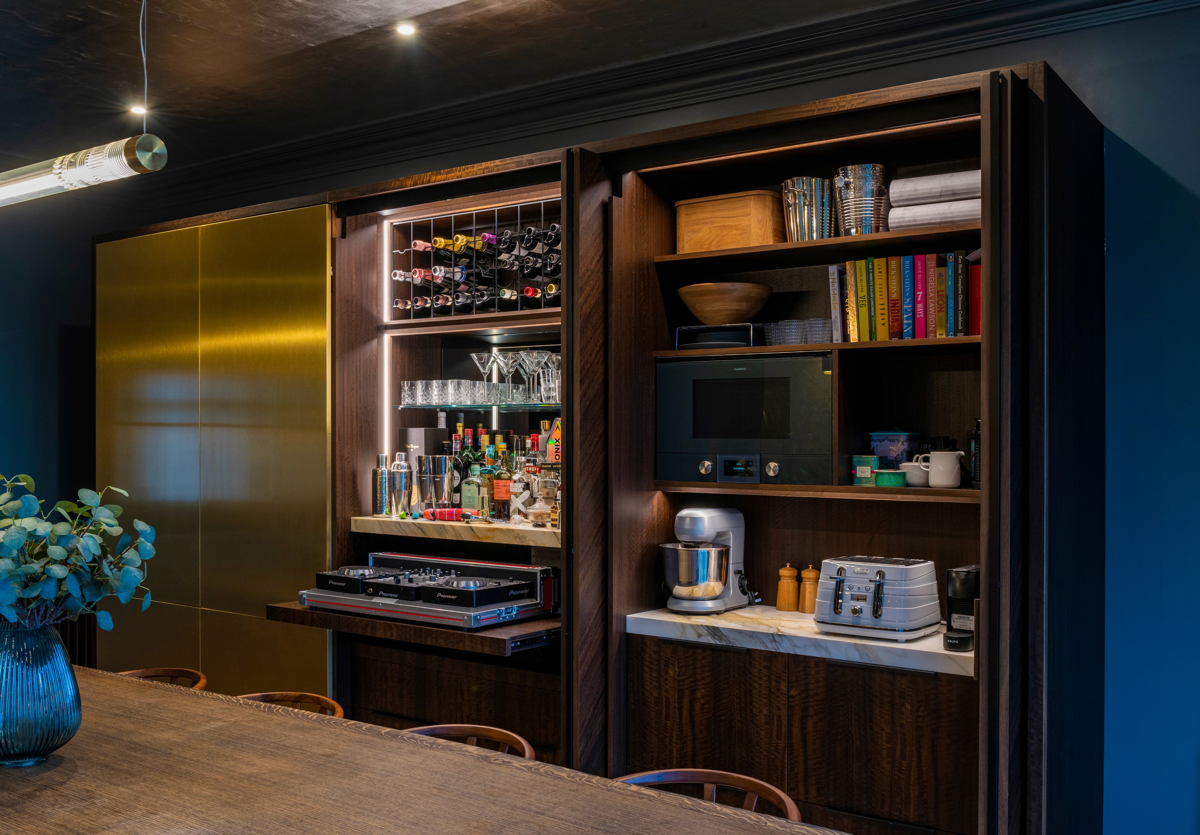 Wide angled shot of Concealed Bespoke Cocktail Bar, Greenwich, London