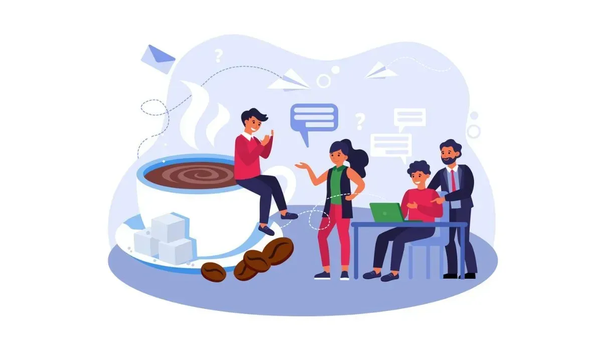 Illustration of people analyzing charts, factory systems, mobile tech, and data dashboards, symbolizing the wide range of modern career fields and how to evaluate them.