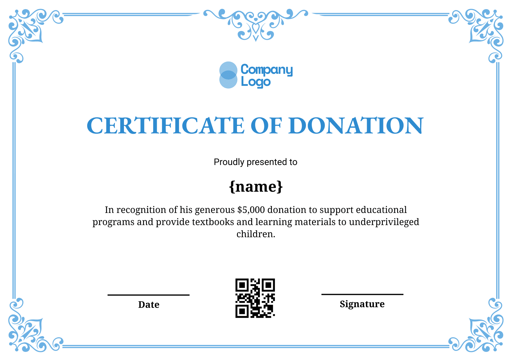 Wauld - Professional and attractive green recognition badge template