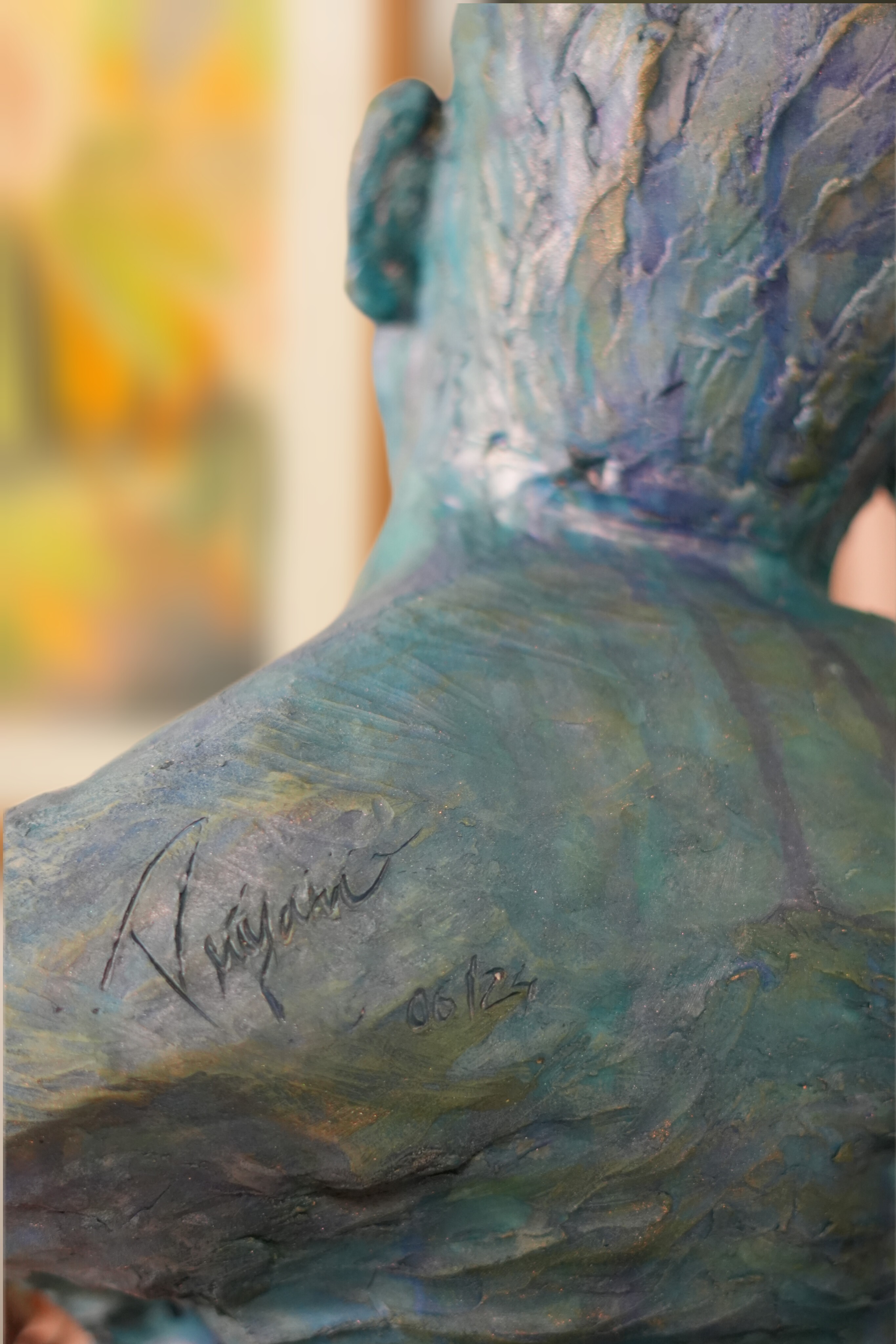 portrait sculpture of a man