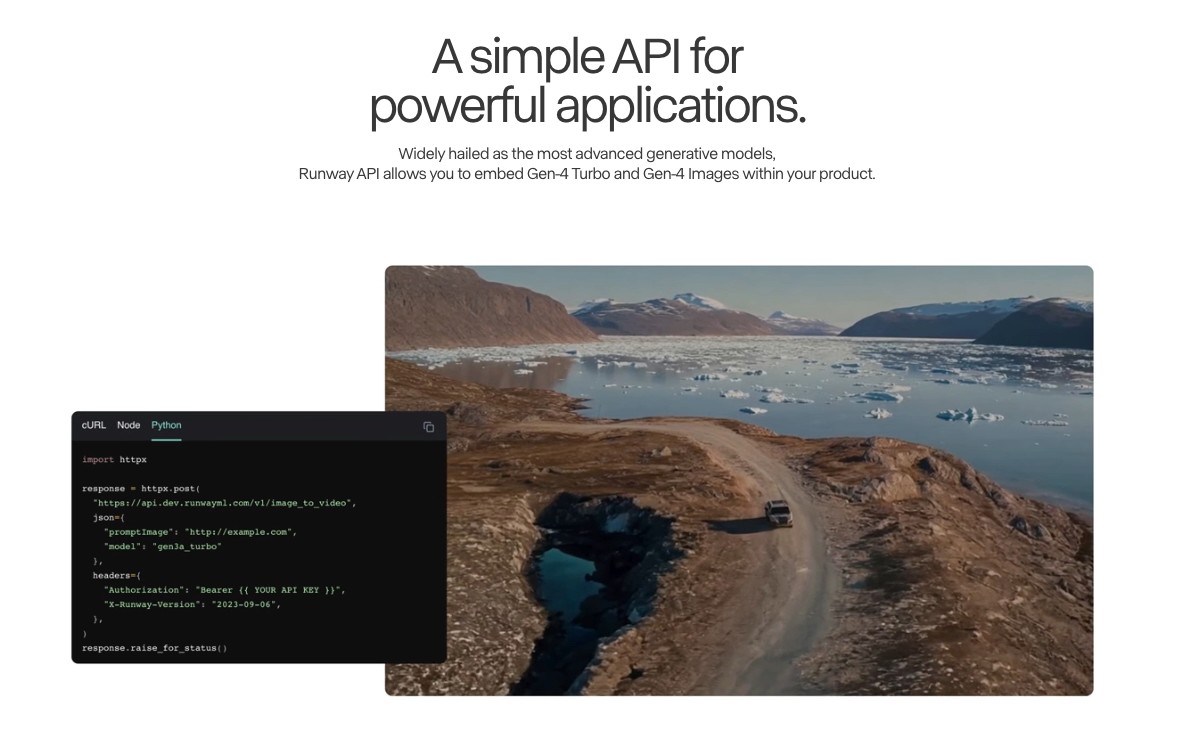 Simple api for powerfull app