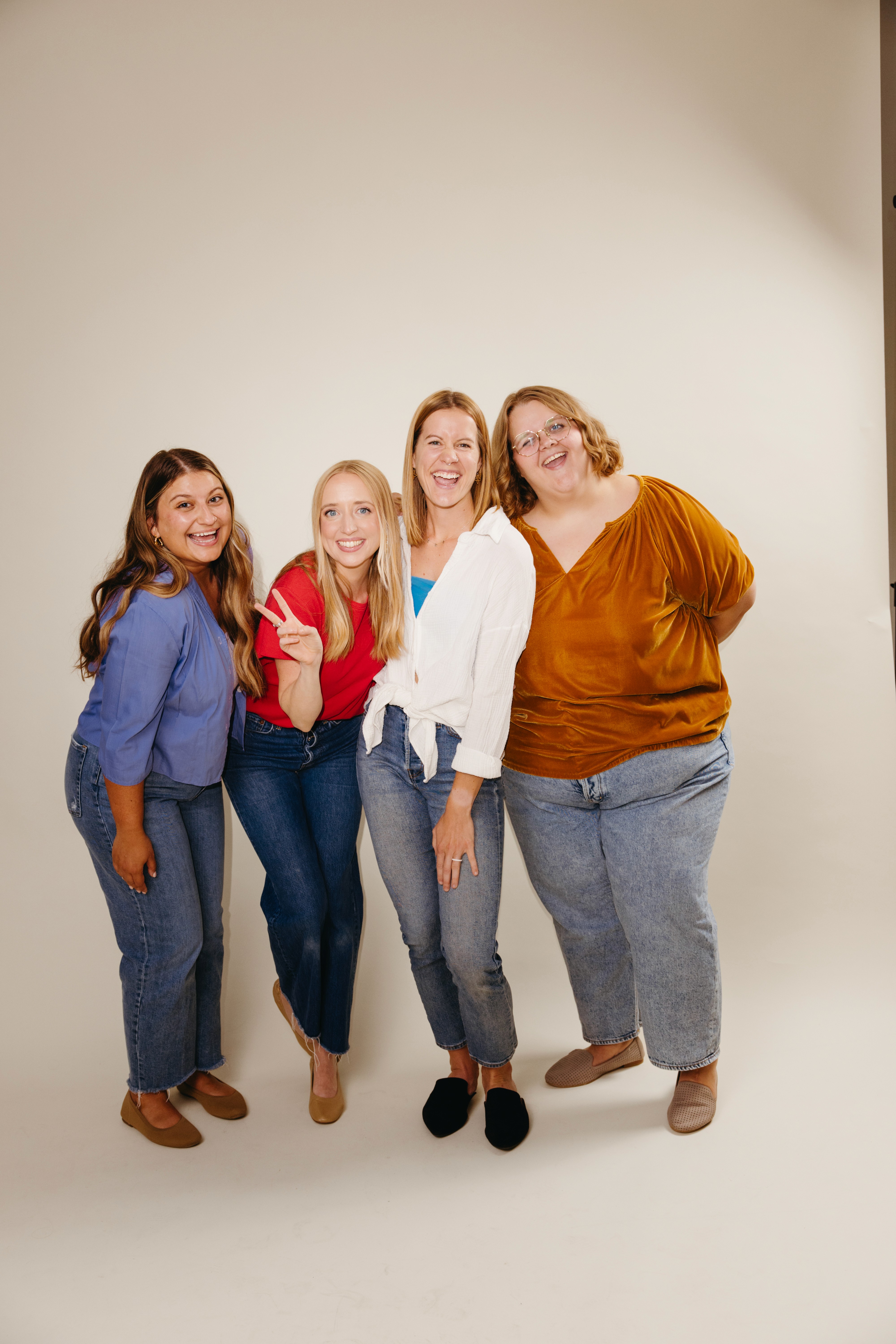 Silly group headshot of Kidsister founding team