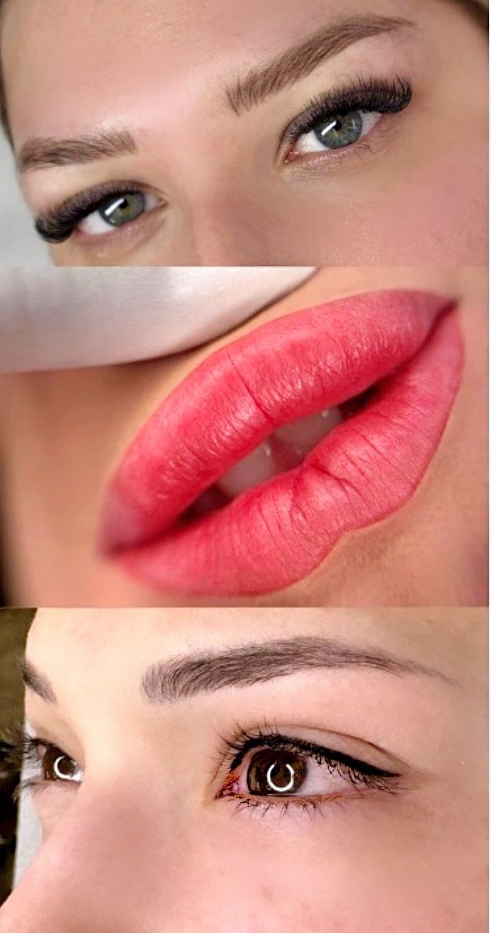 keratin treated hair model