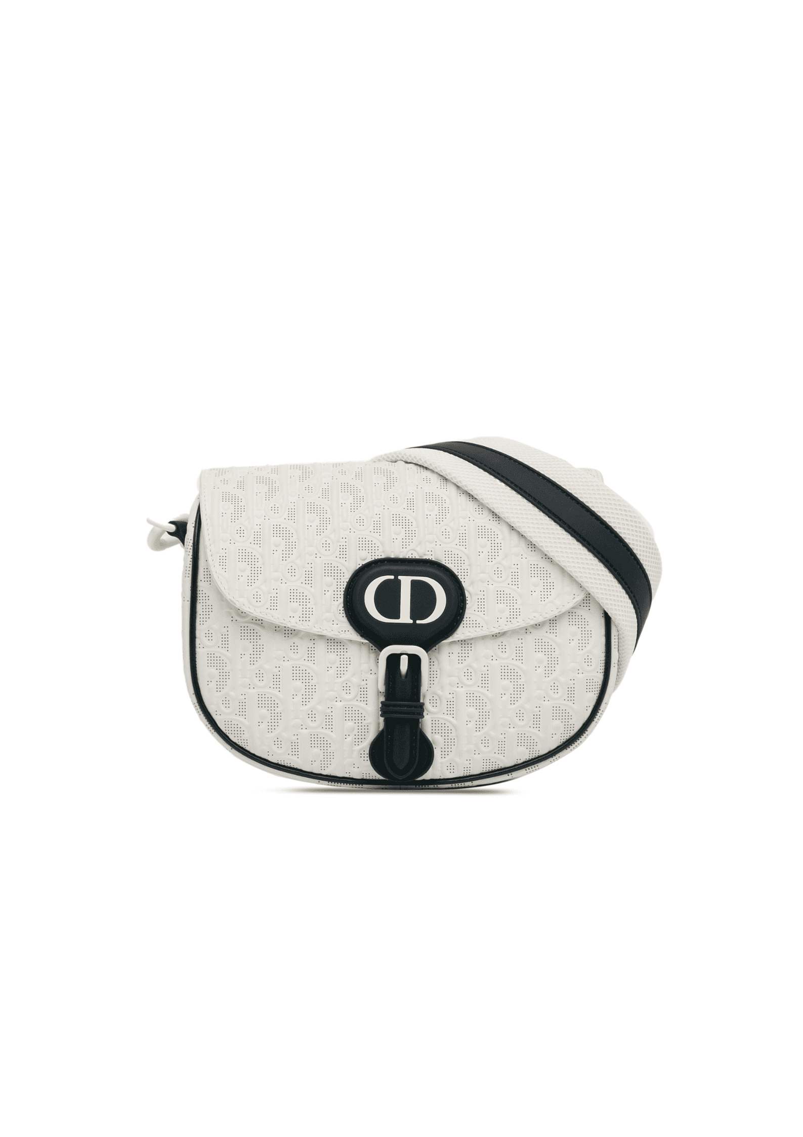 Dior Medium Perforated Calfskin Oblique Bobby Flap