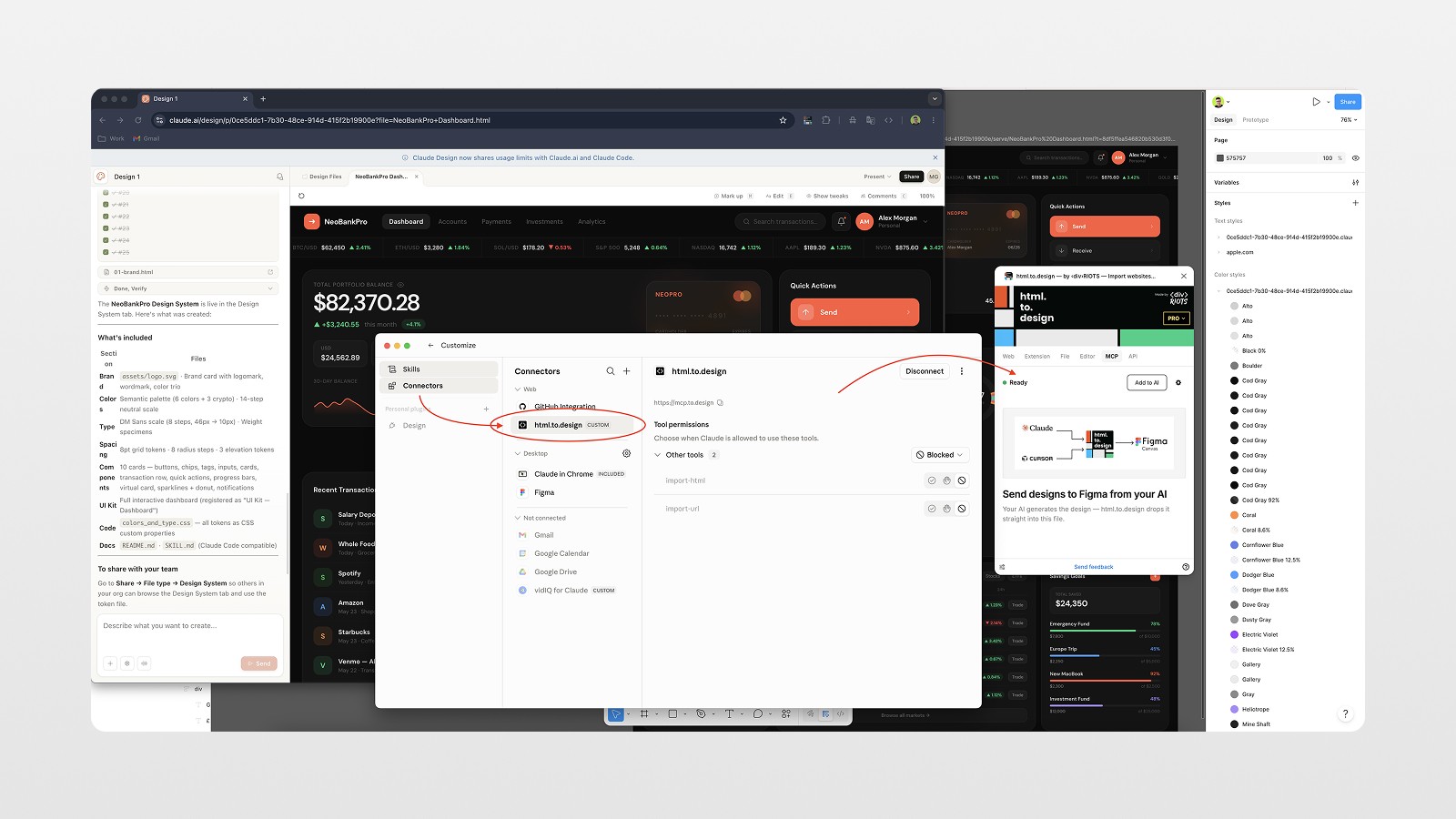Set Up the Claude + html.to.design MCP Workflow