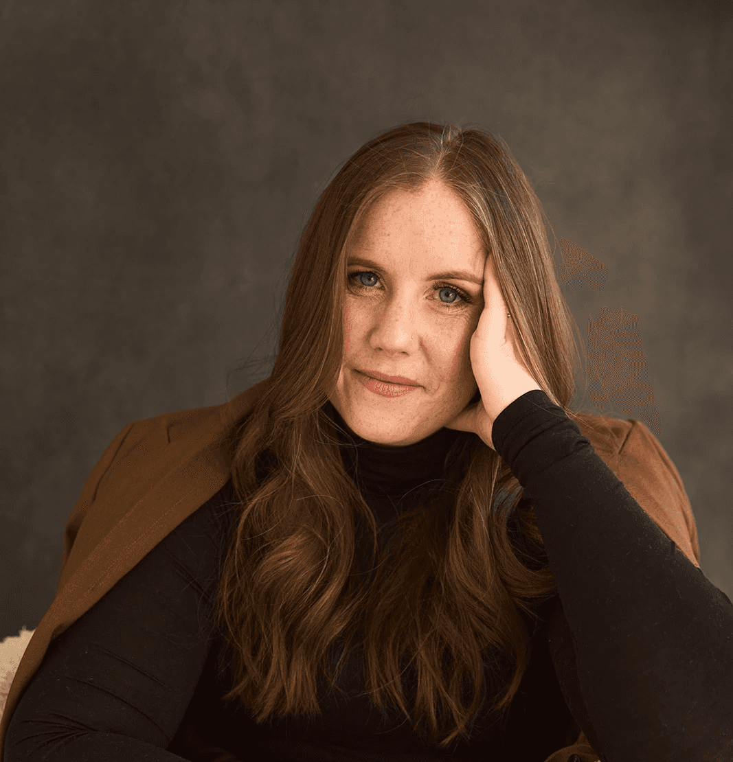 Saskatoon Counsellor Erin Wasson looks toward the mental health patient with warmth in her eyes