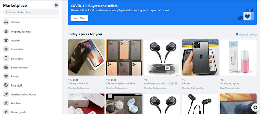 facebook marketplace