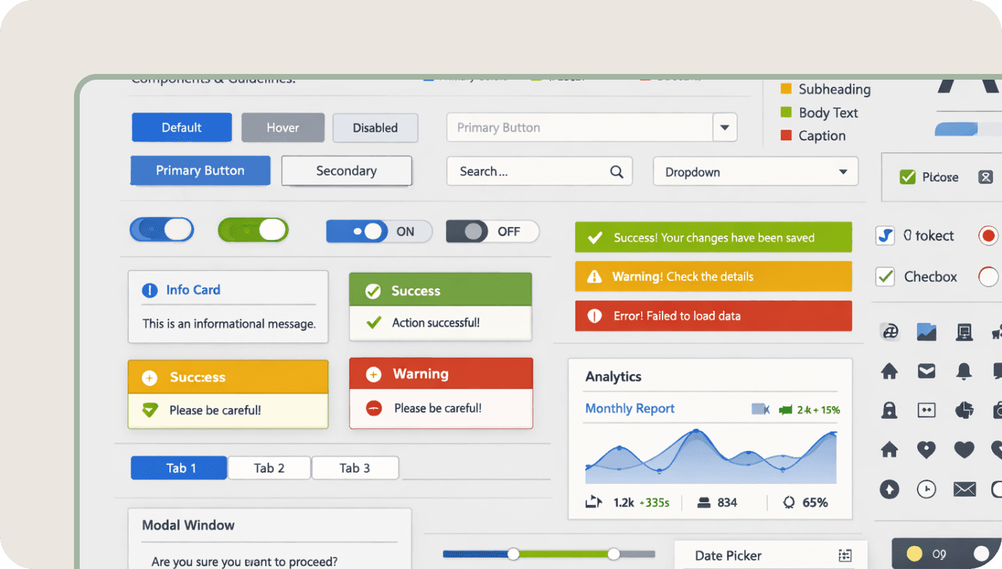 Dessign system components