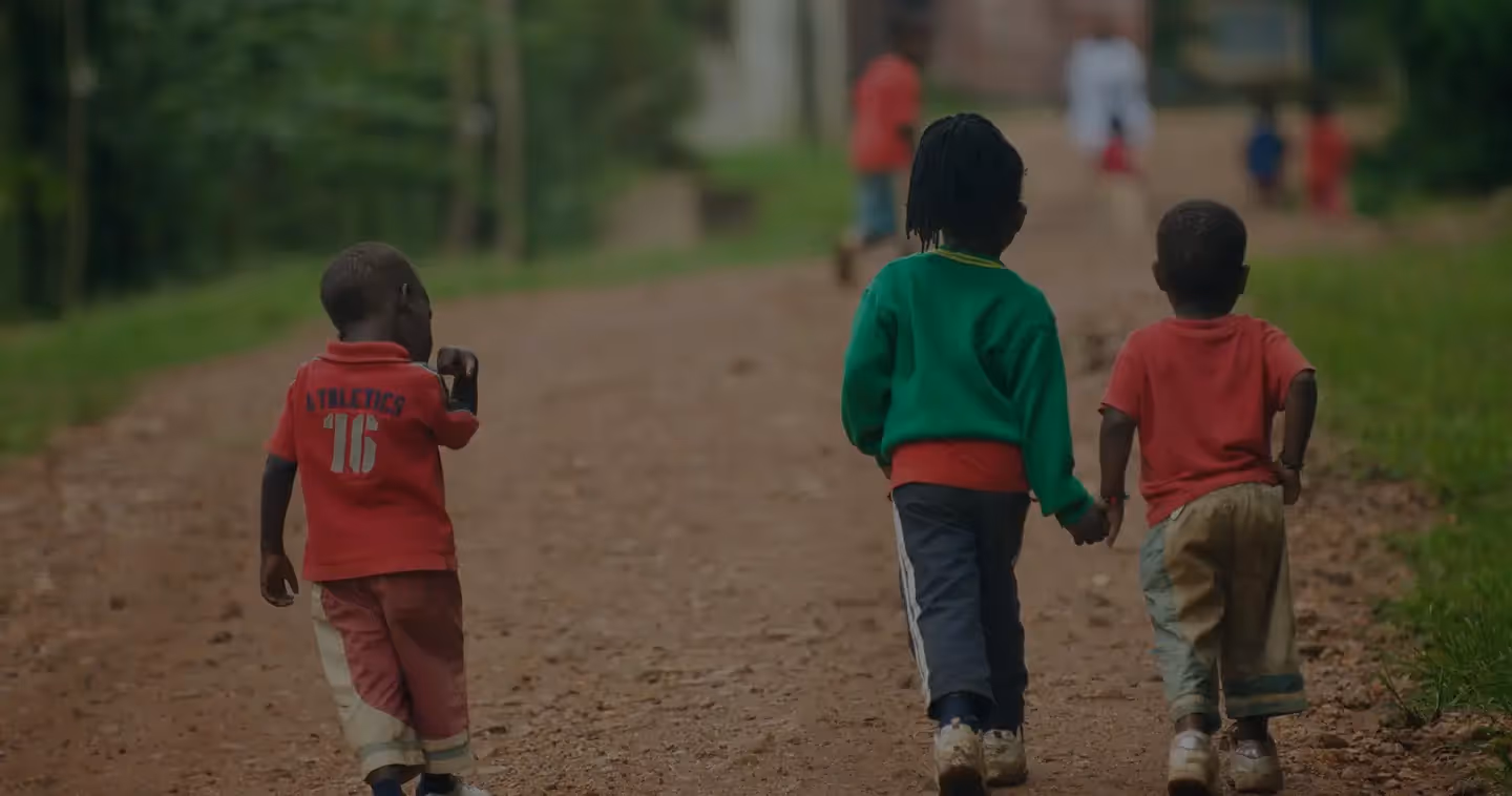 Hungry For Life community photography featuring children playing outdoors