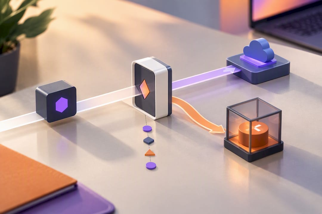 AI tool request passing through policy controls