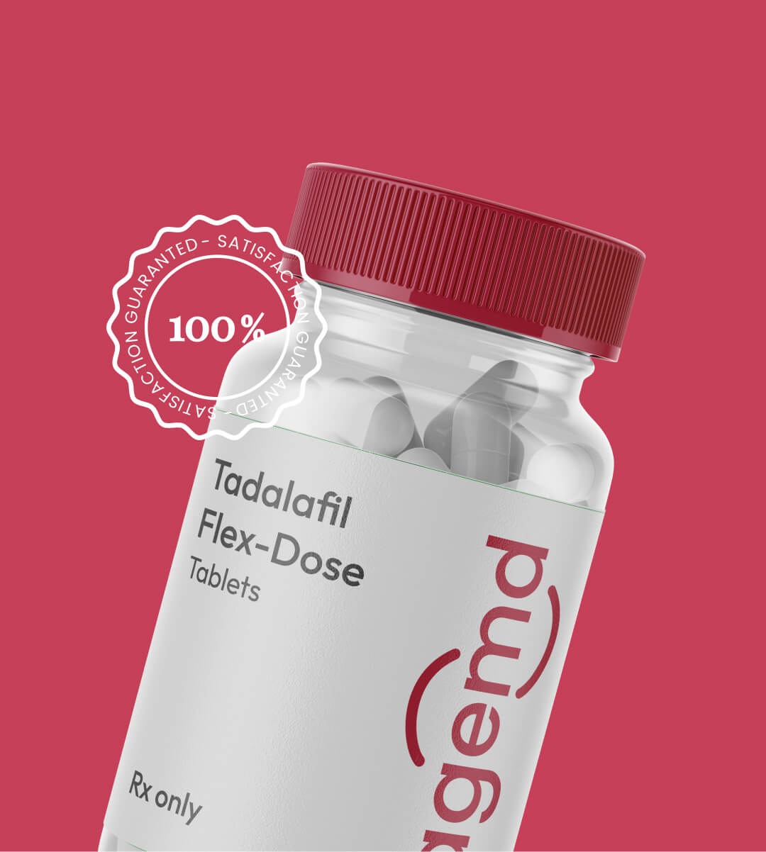 Tadalafil flex dose tablets container