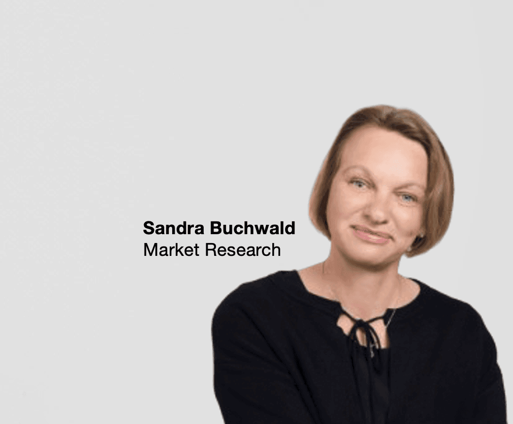 Sandra Buchwald, expert in market analysis and market research in the life sciences sector