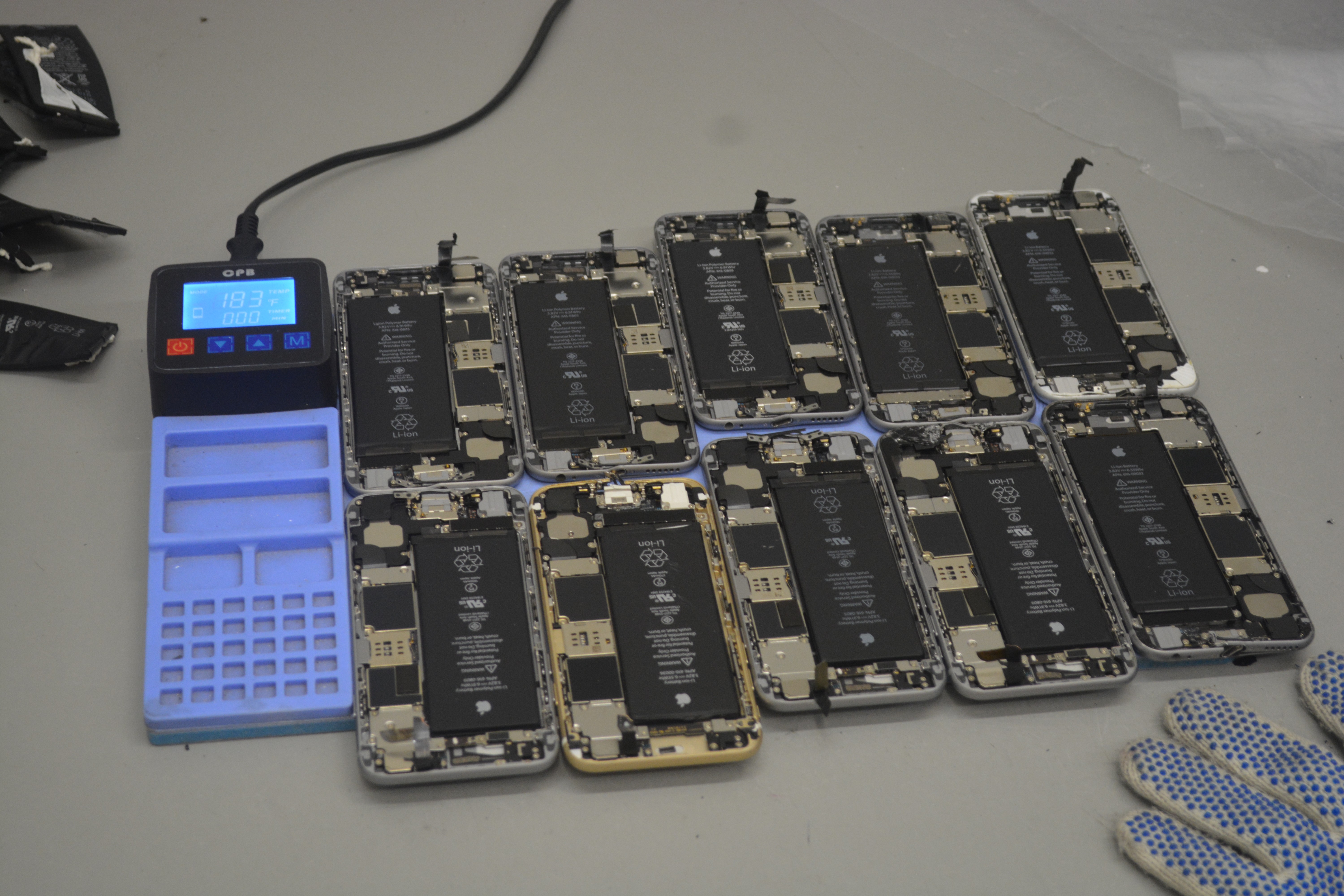 CPB testing of smartphones marked for destruction