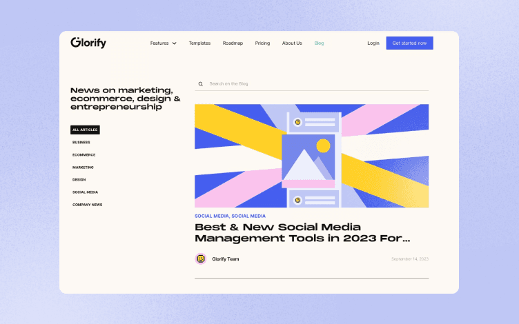 Blog Design Best Practices From Glorify