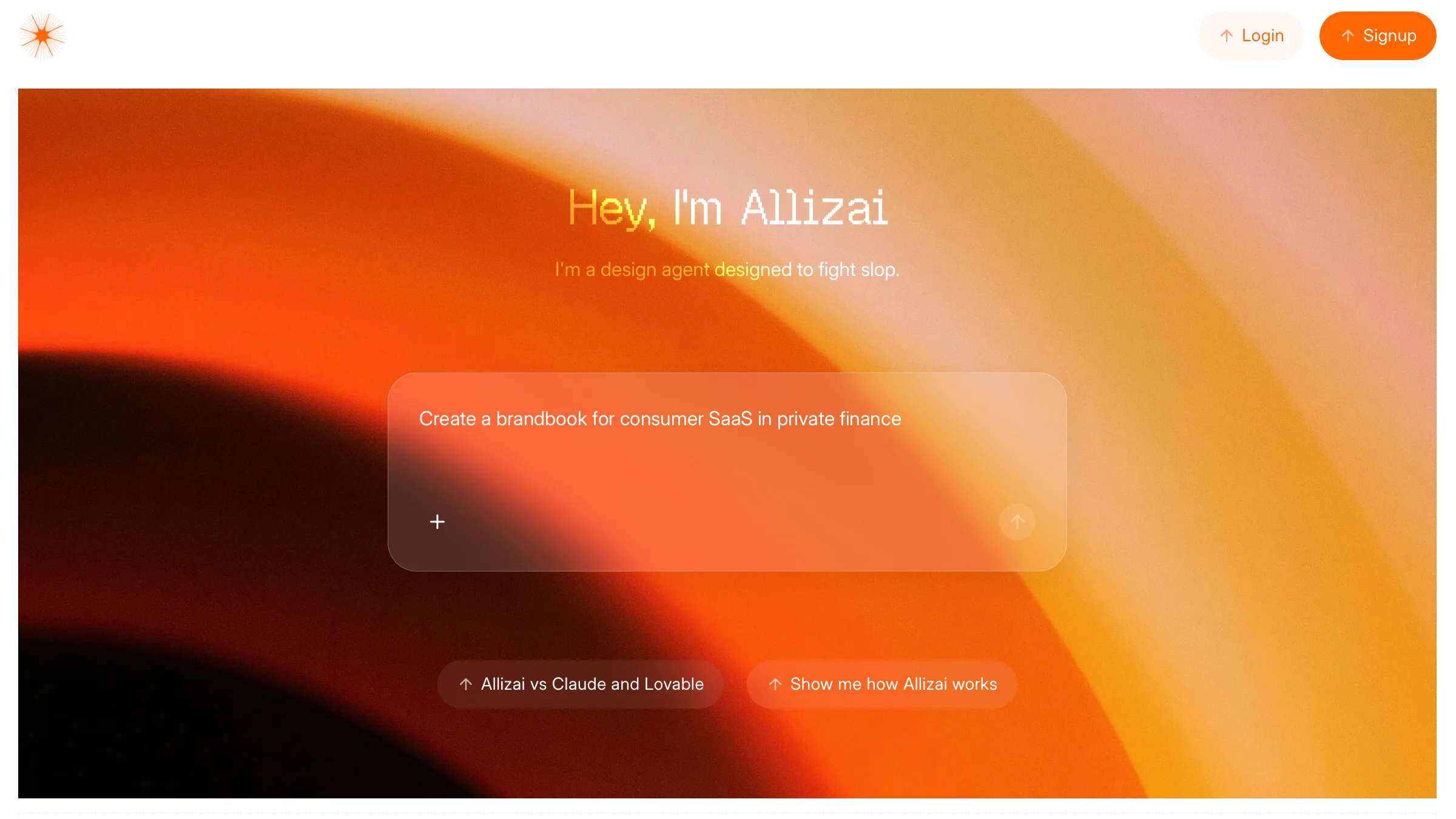 Allizai_Website Screenshot 1