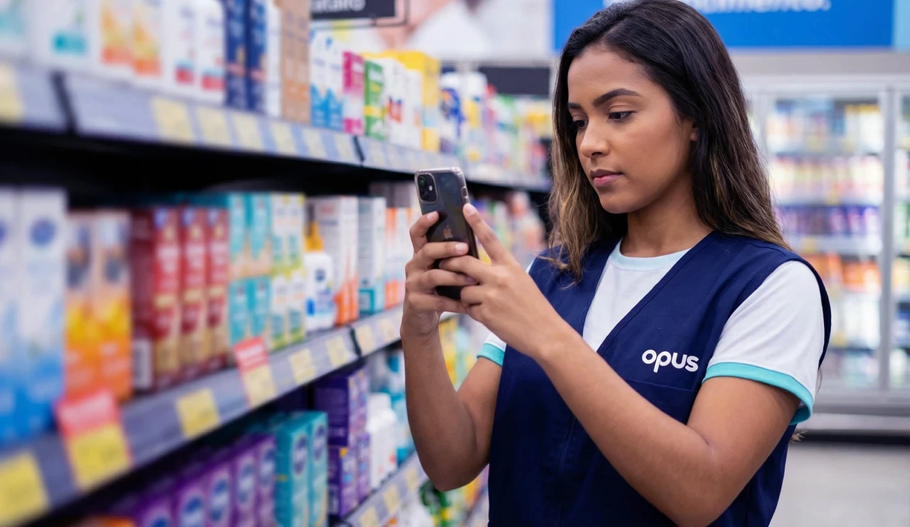 Registro digital com smartphone