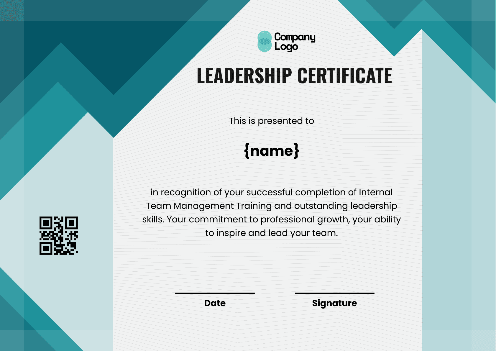 Wauld - Professional and attractive green recognition badge template