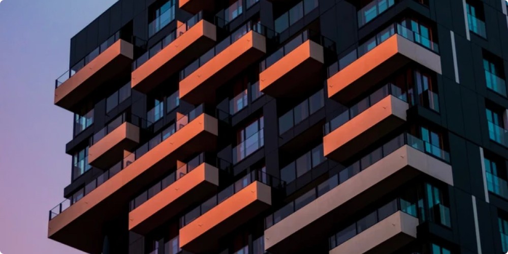 an abstract building