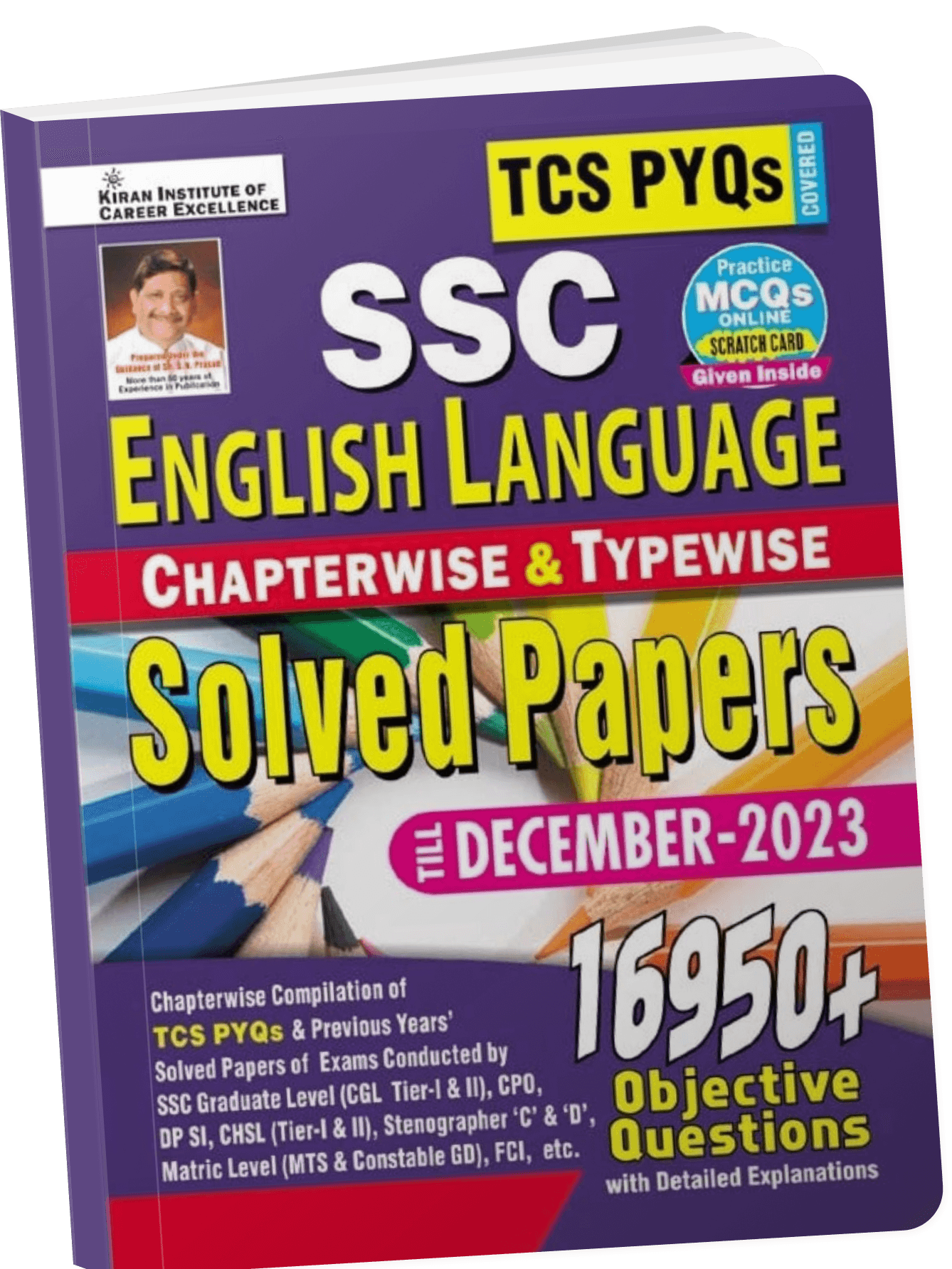 Kiran PYQ book for SSC englsih