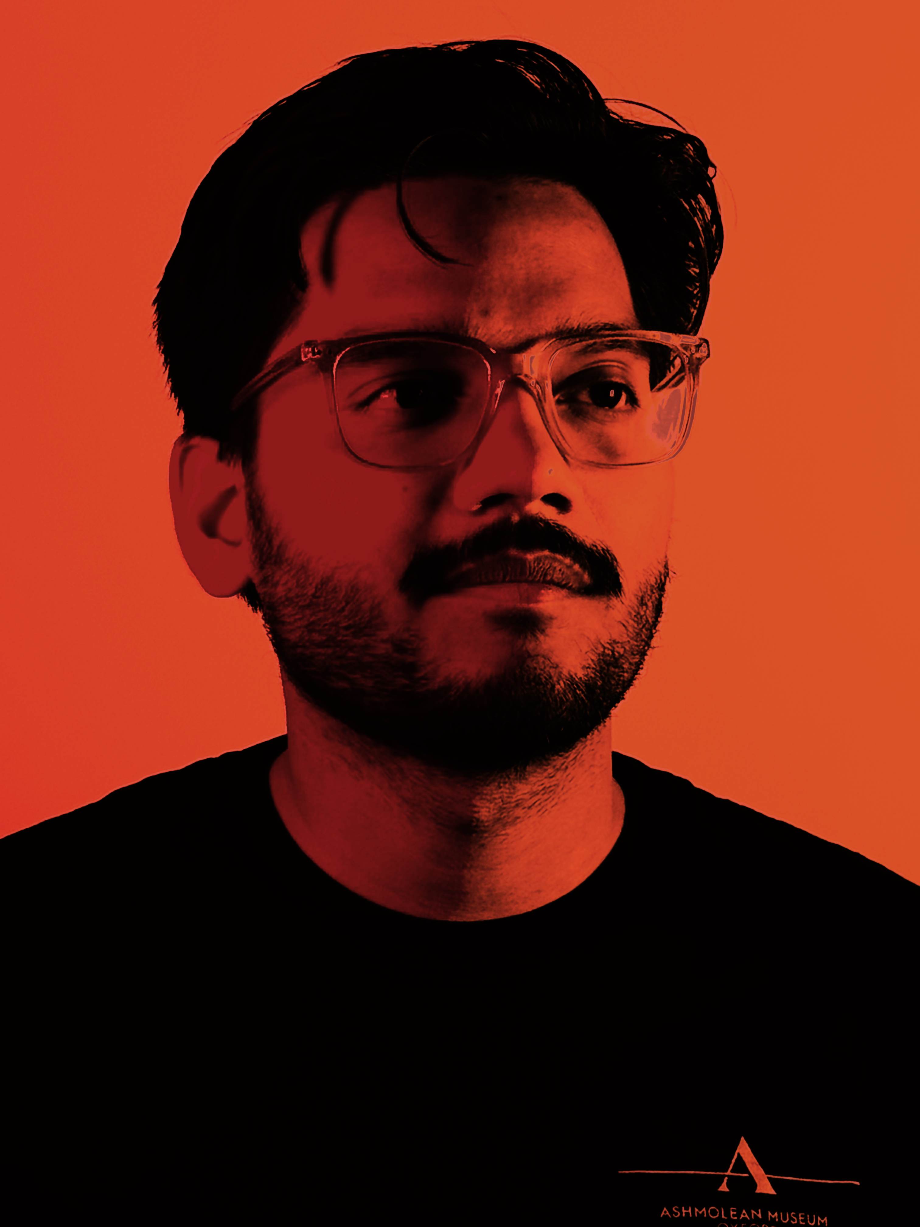 Portrait of portfolio creator – front view