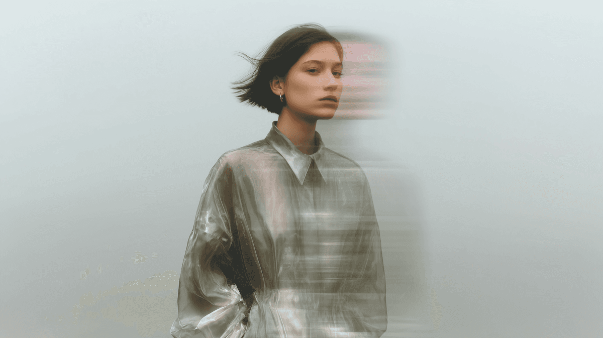 a woman wearing fashionable clothes