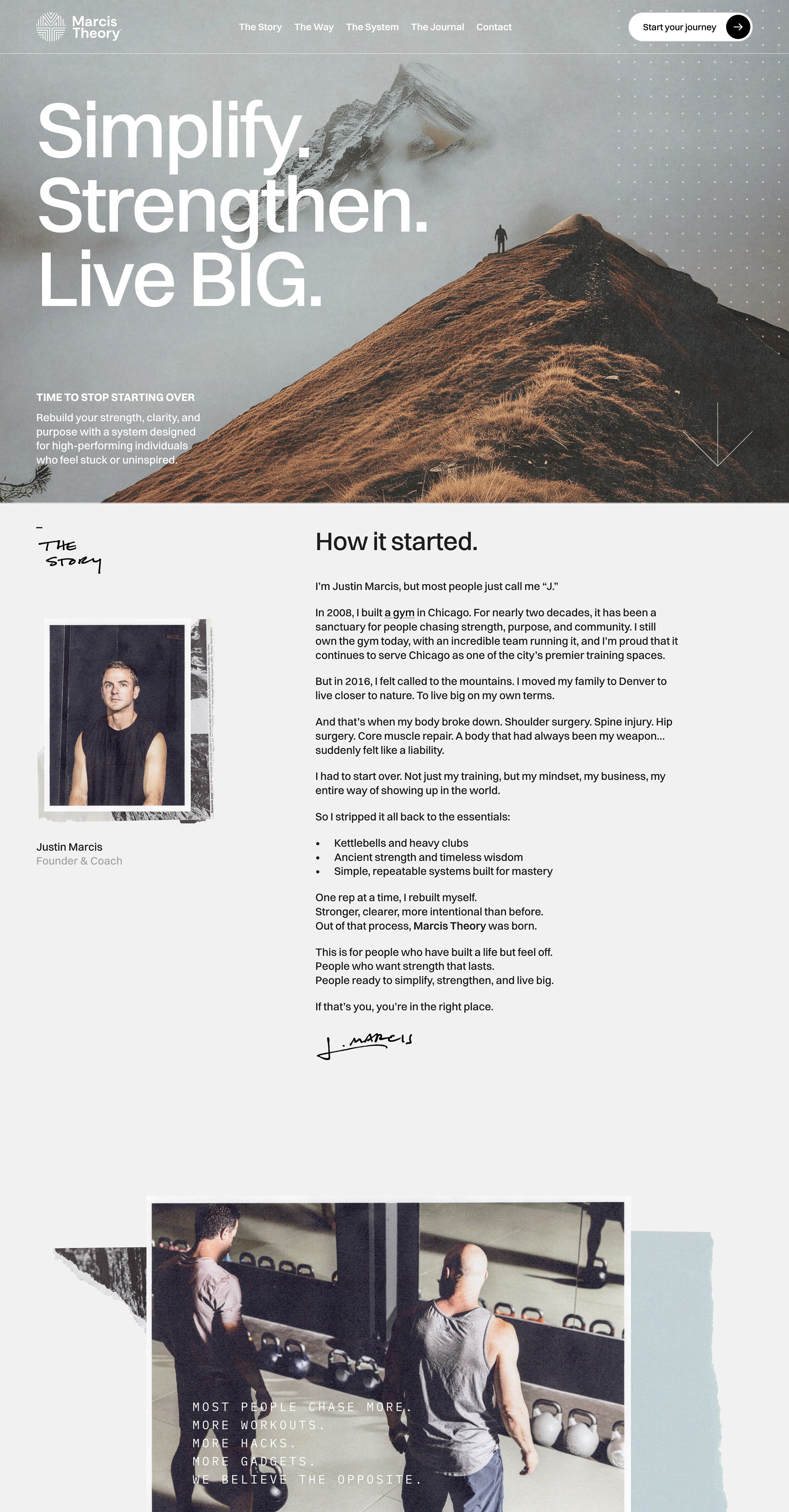 Fitness brand identity