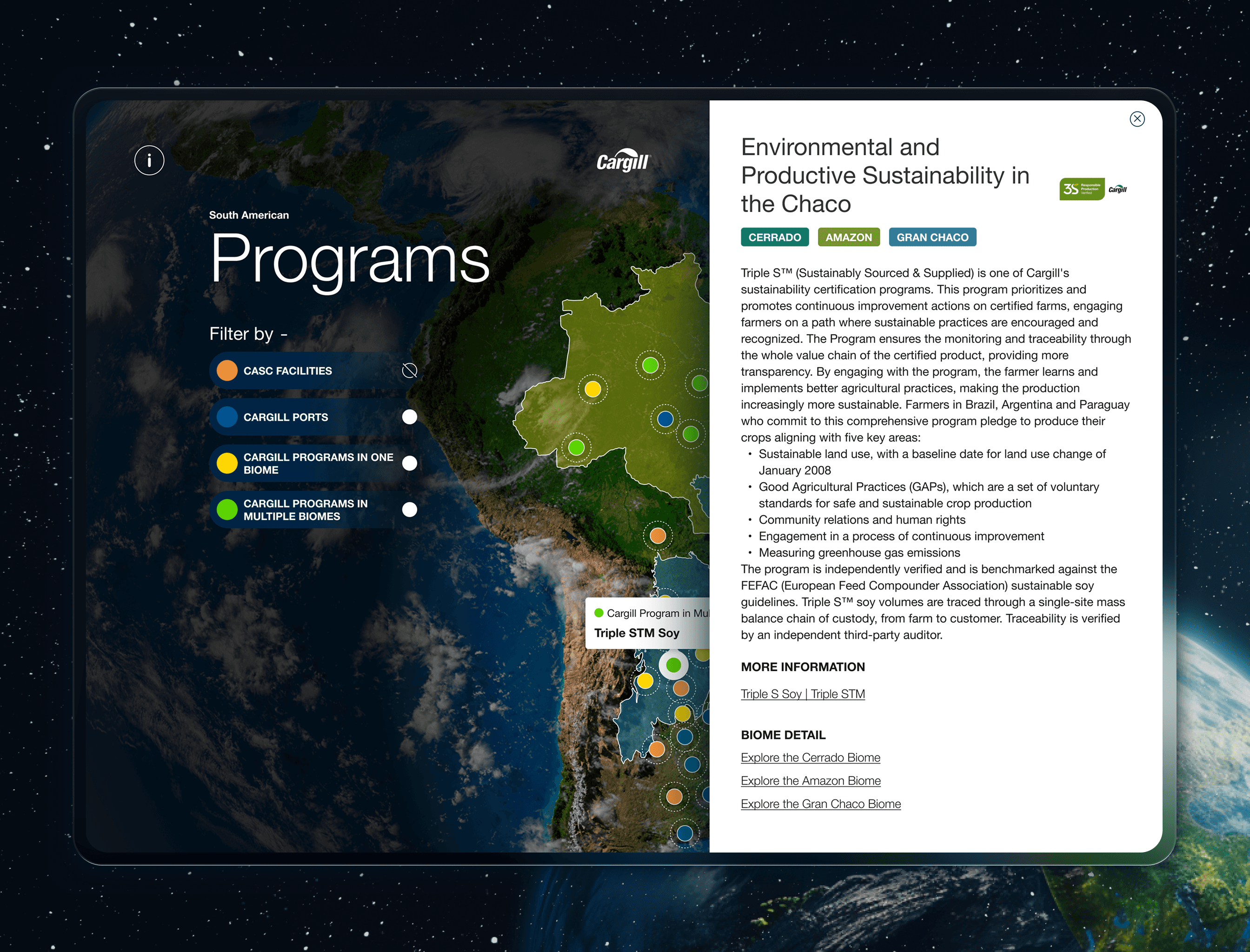 Cargill Sustainability Site