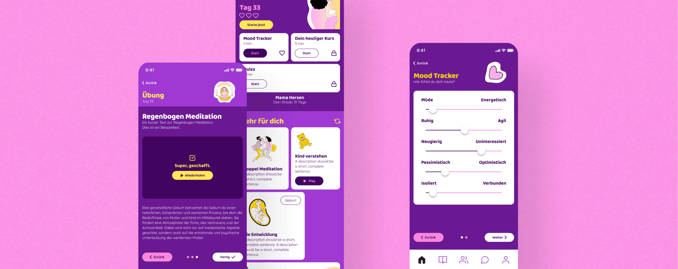 UI Design App MyDoula