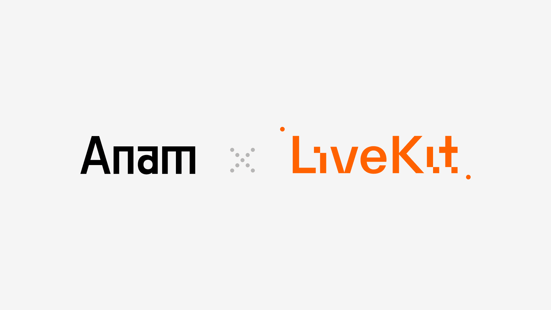 Anam and Livekit Integration logos