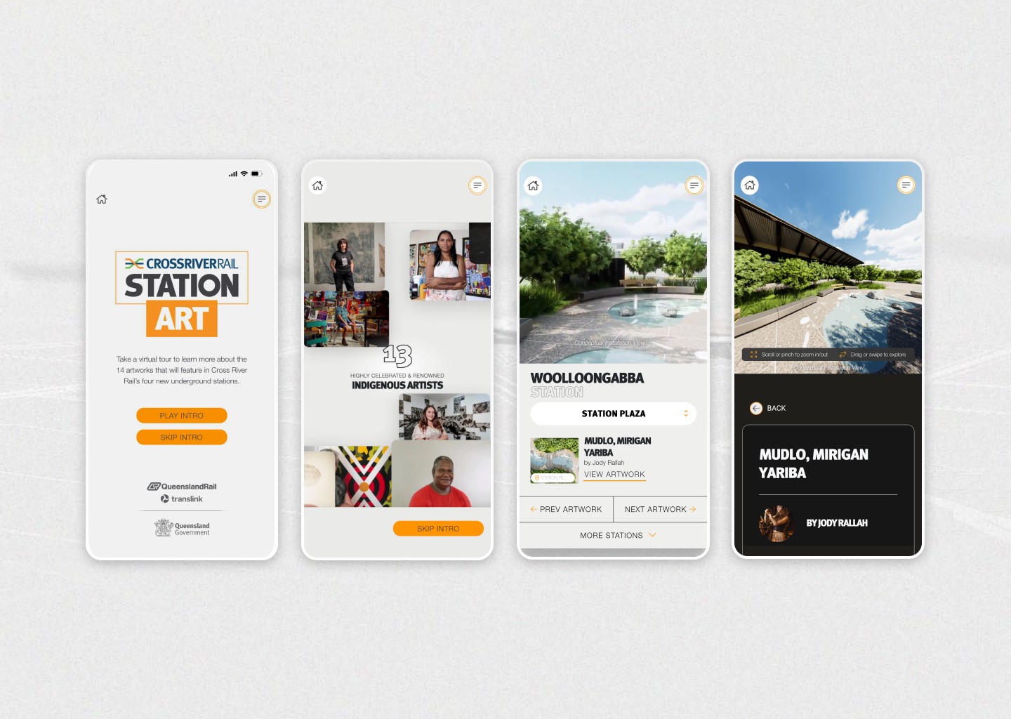 Station Art mobile screens