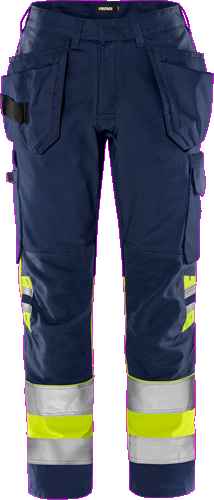 Fristads werkkledij dames — FRISTADS High vis dameswerkbroek klasse 1 2670 GPLU
