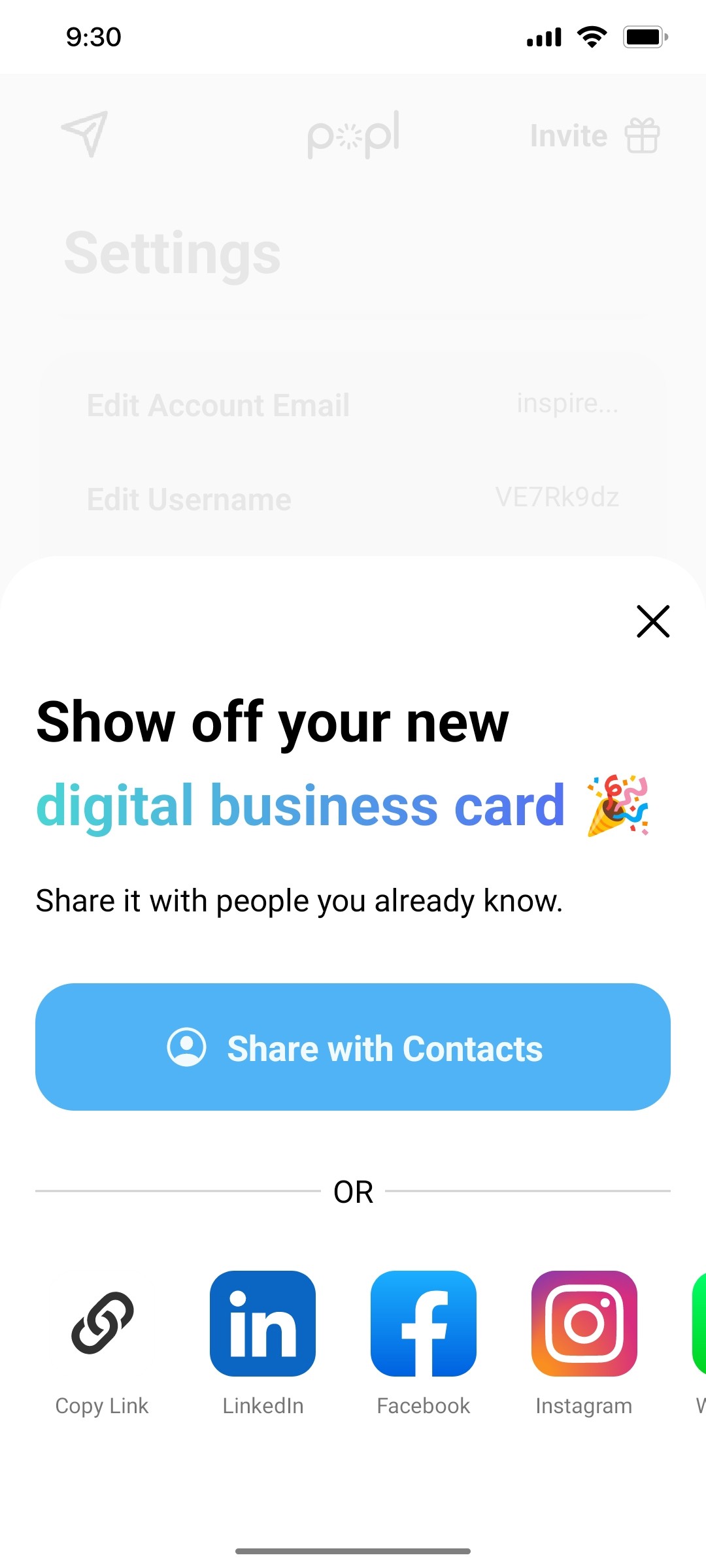 popl Show Off your New Screen
