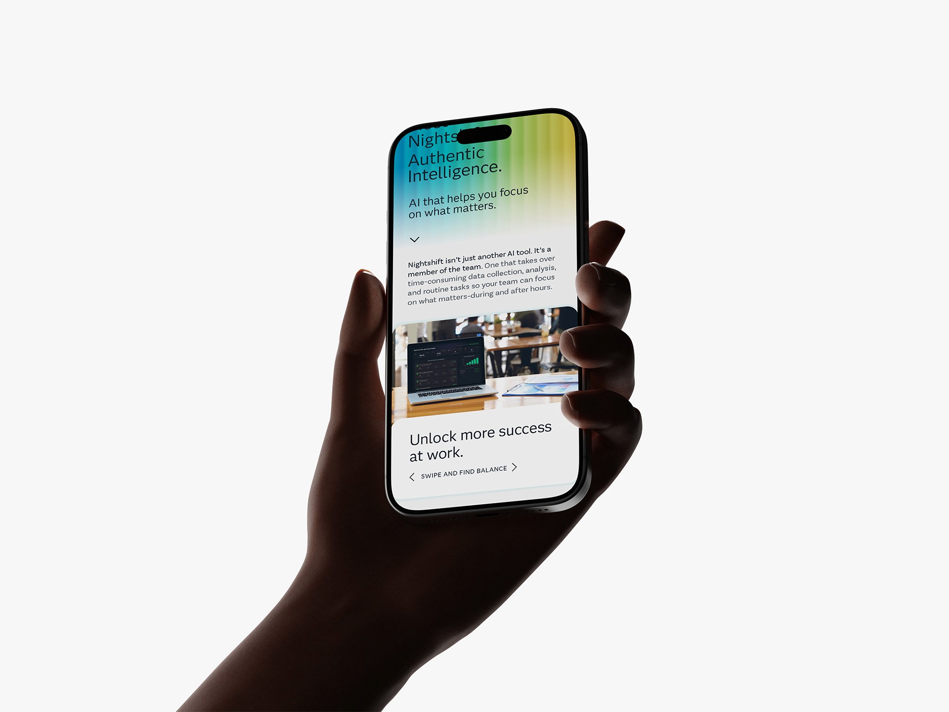 a black cellphone with a white letter on it