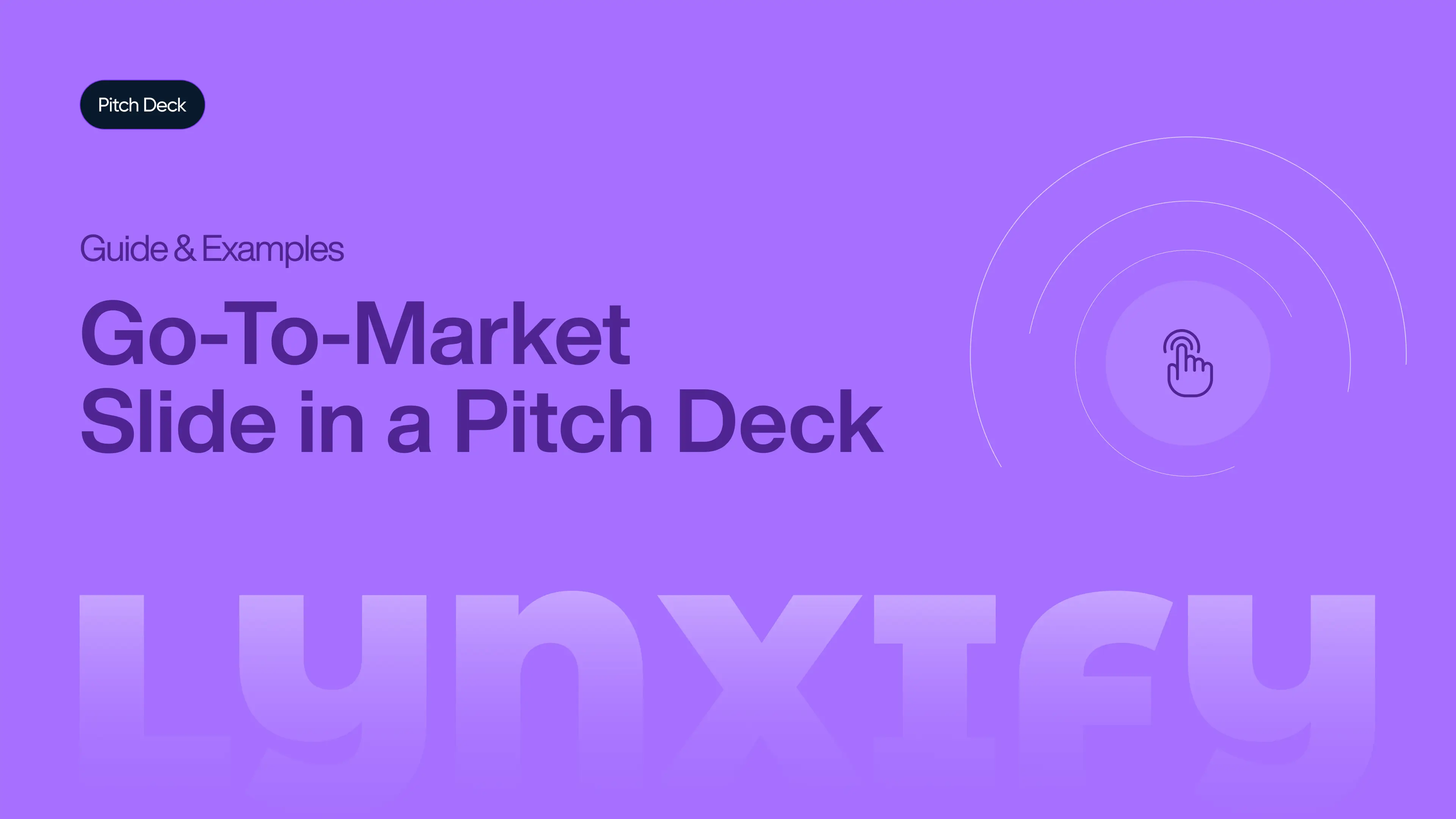 go-to-market slide in a pitch deck