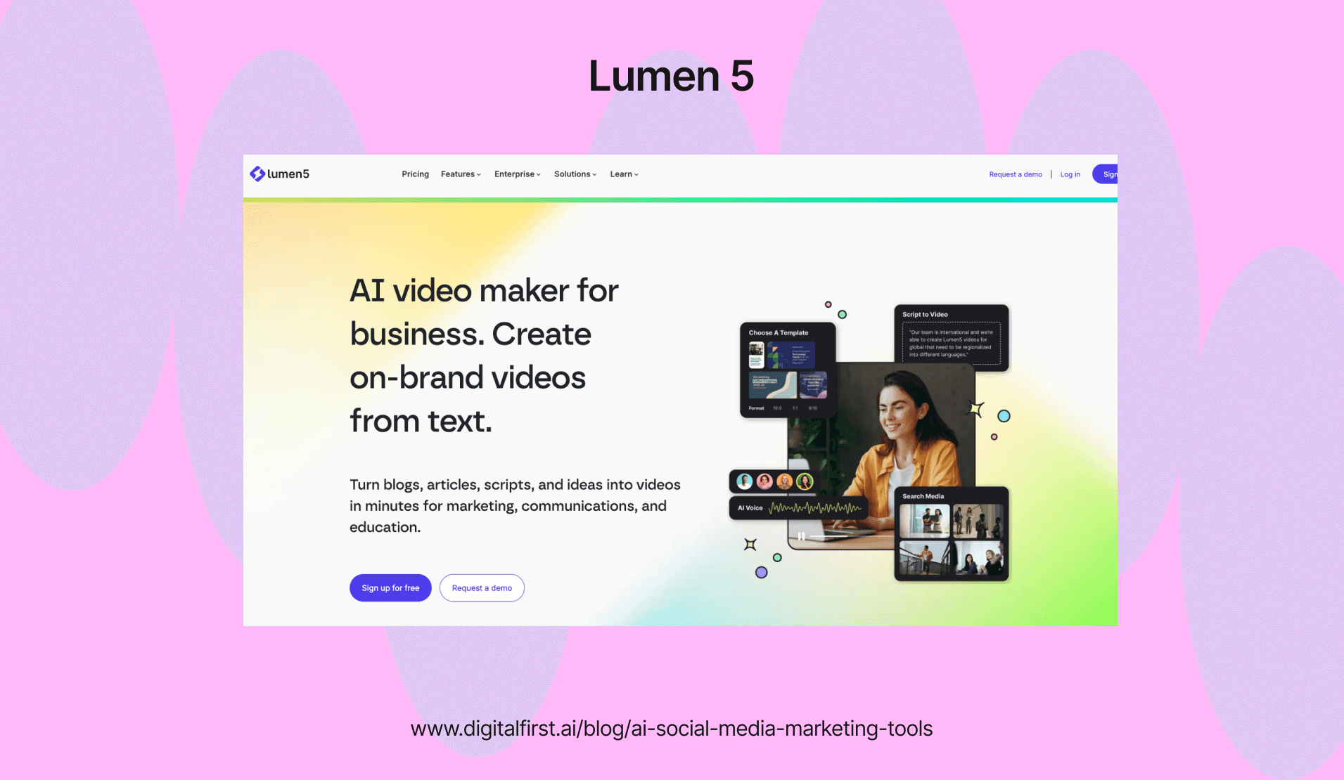 Lumen5 – Turn Blog Posts into Social Videos