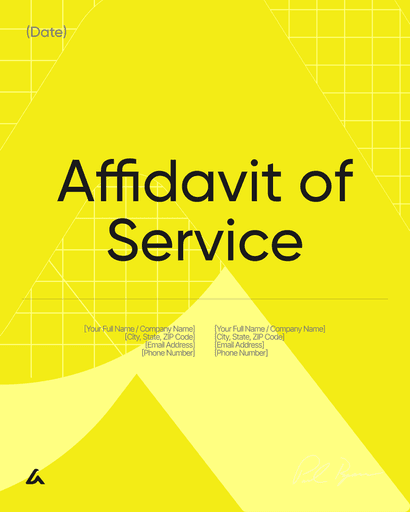 Affidavit of Service