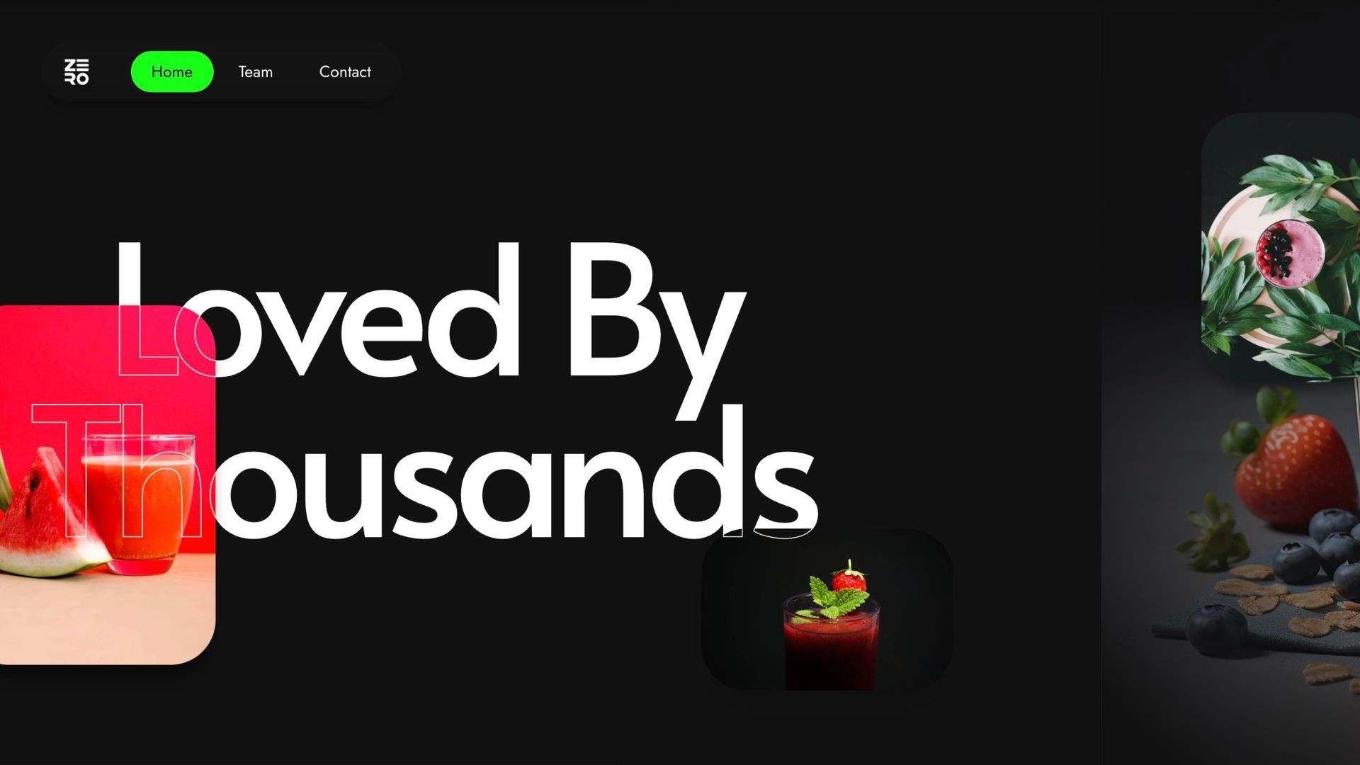 Vegan World website section