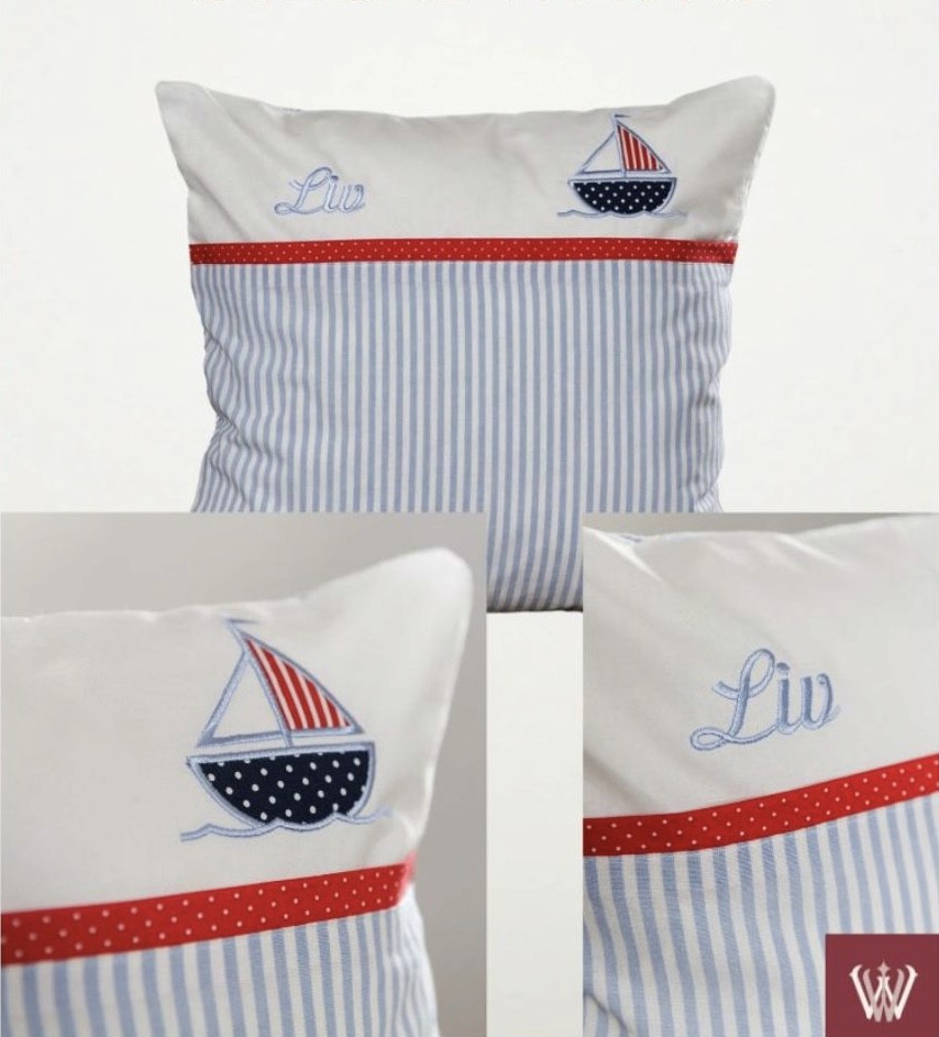 Maritimes Kuschelkissen Liv