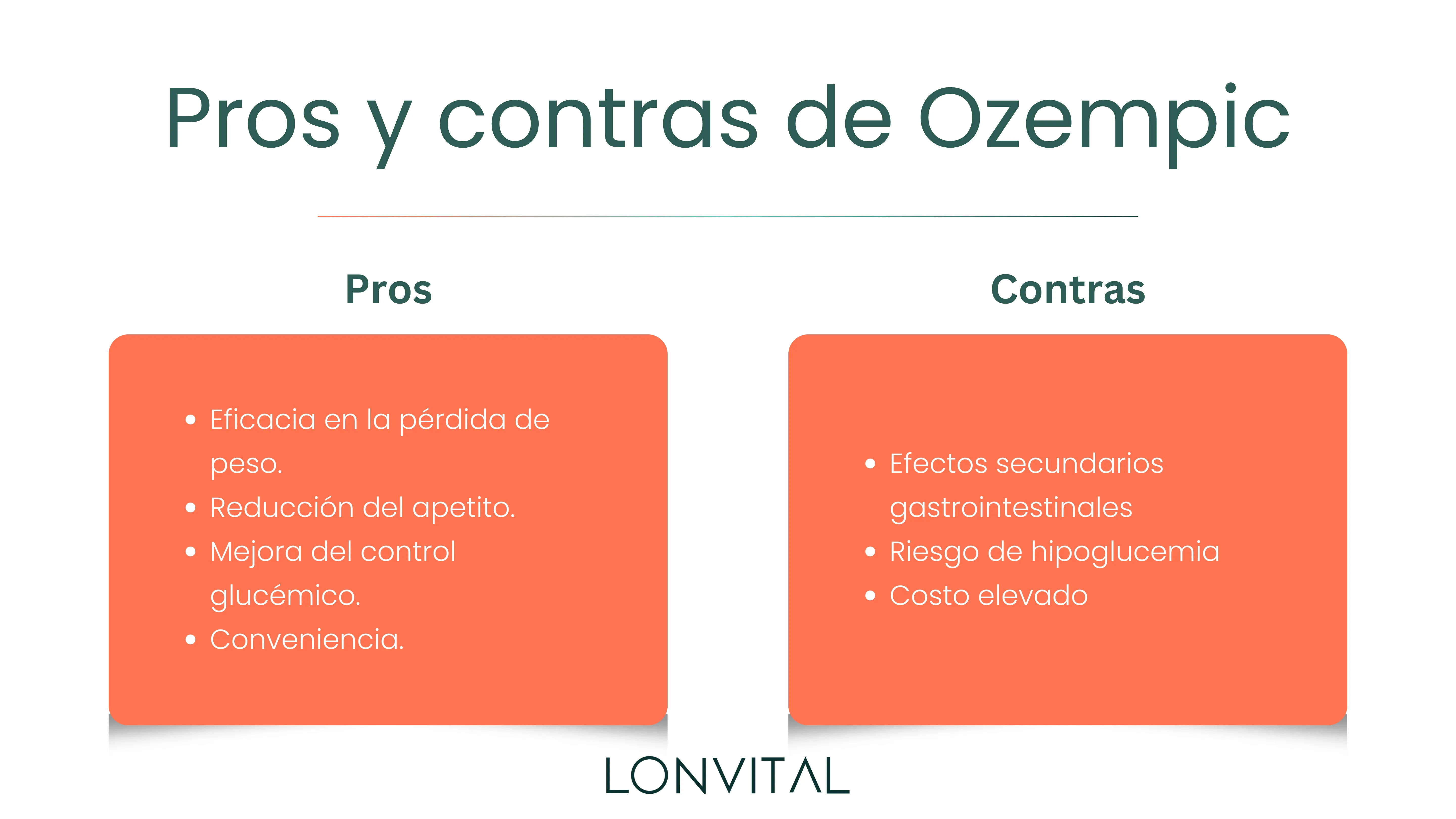 pros y contras de ozempic