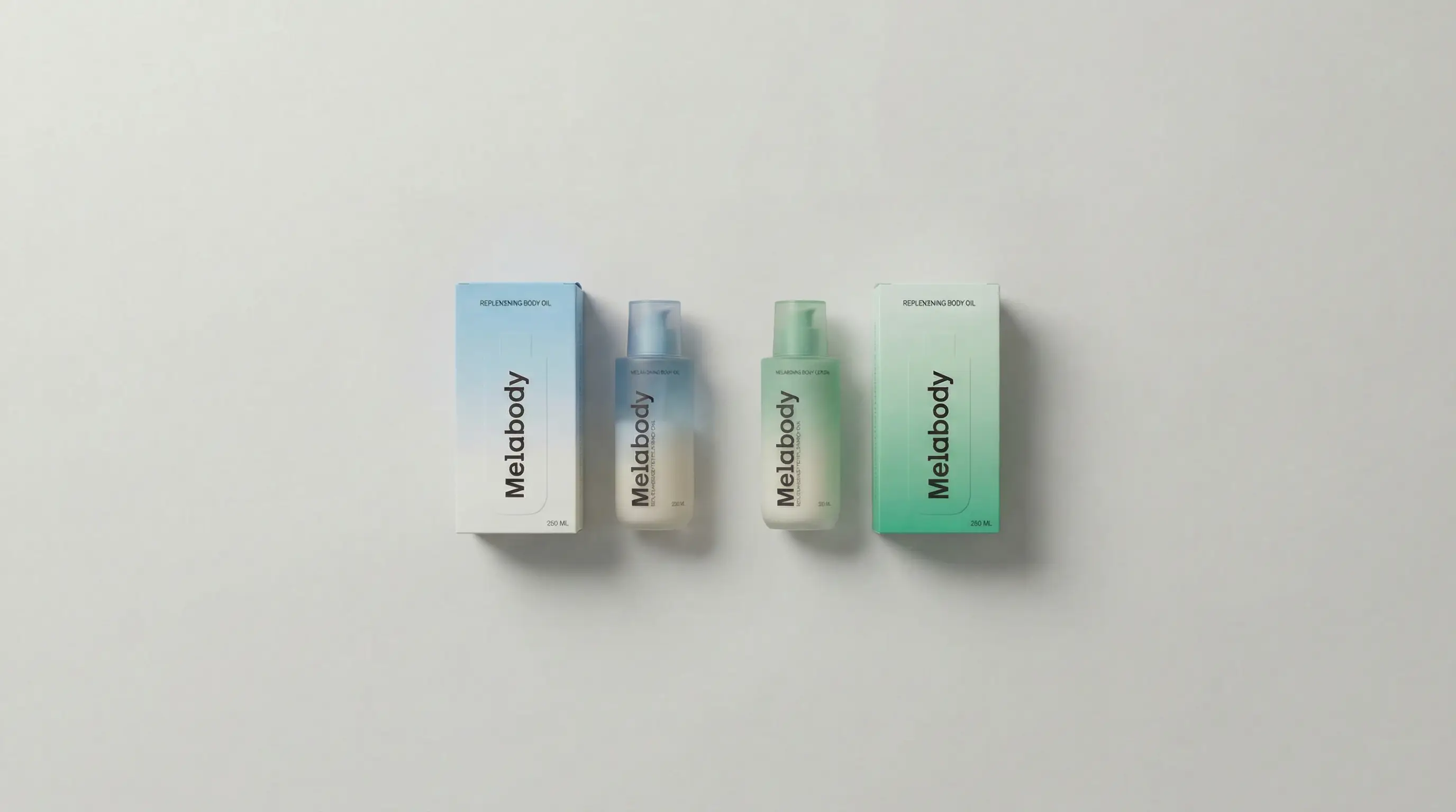 Melabody packaging and brand identity by Unpeel