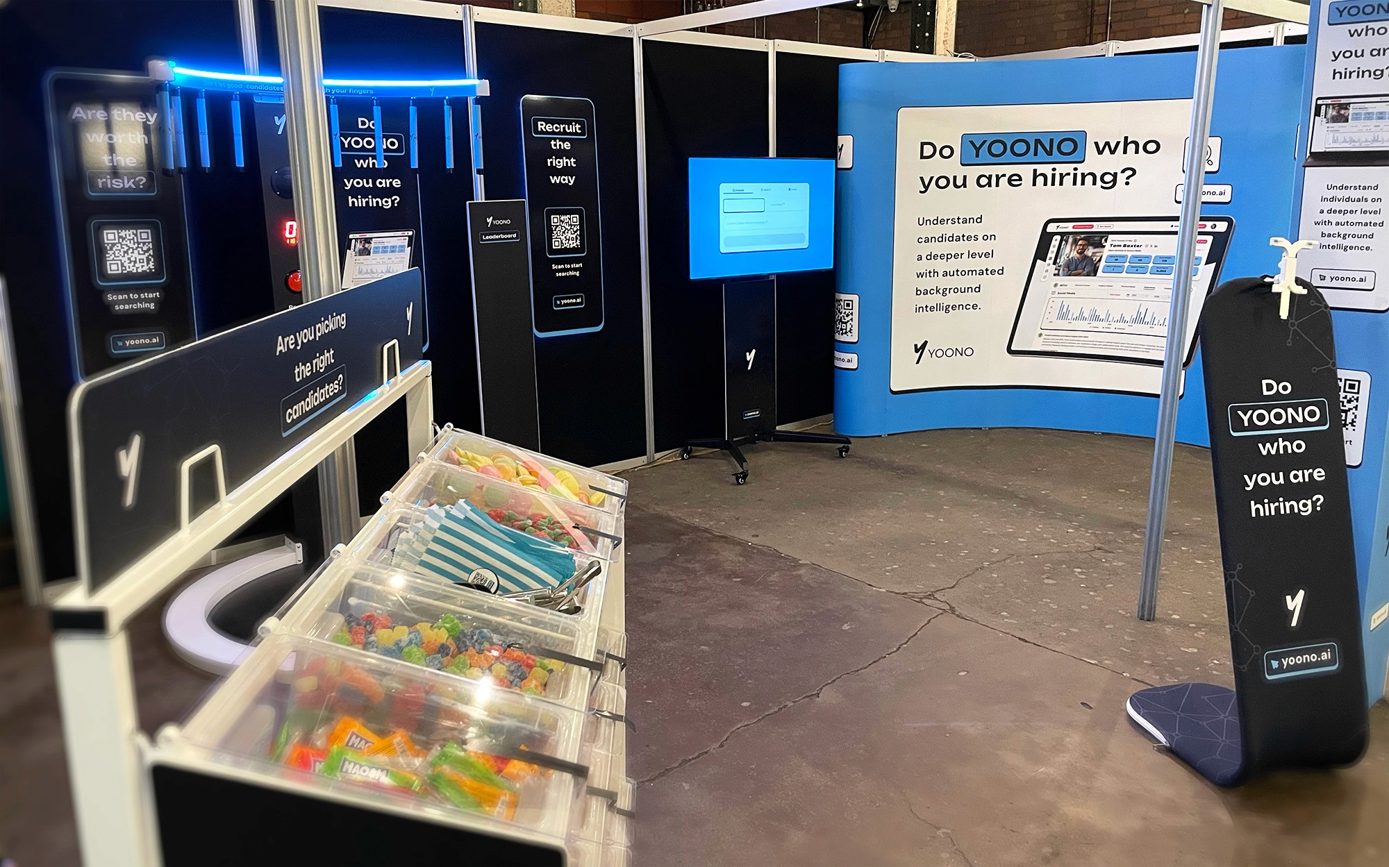 YOONO stand at IHR Manchester 2025