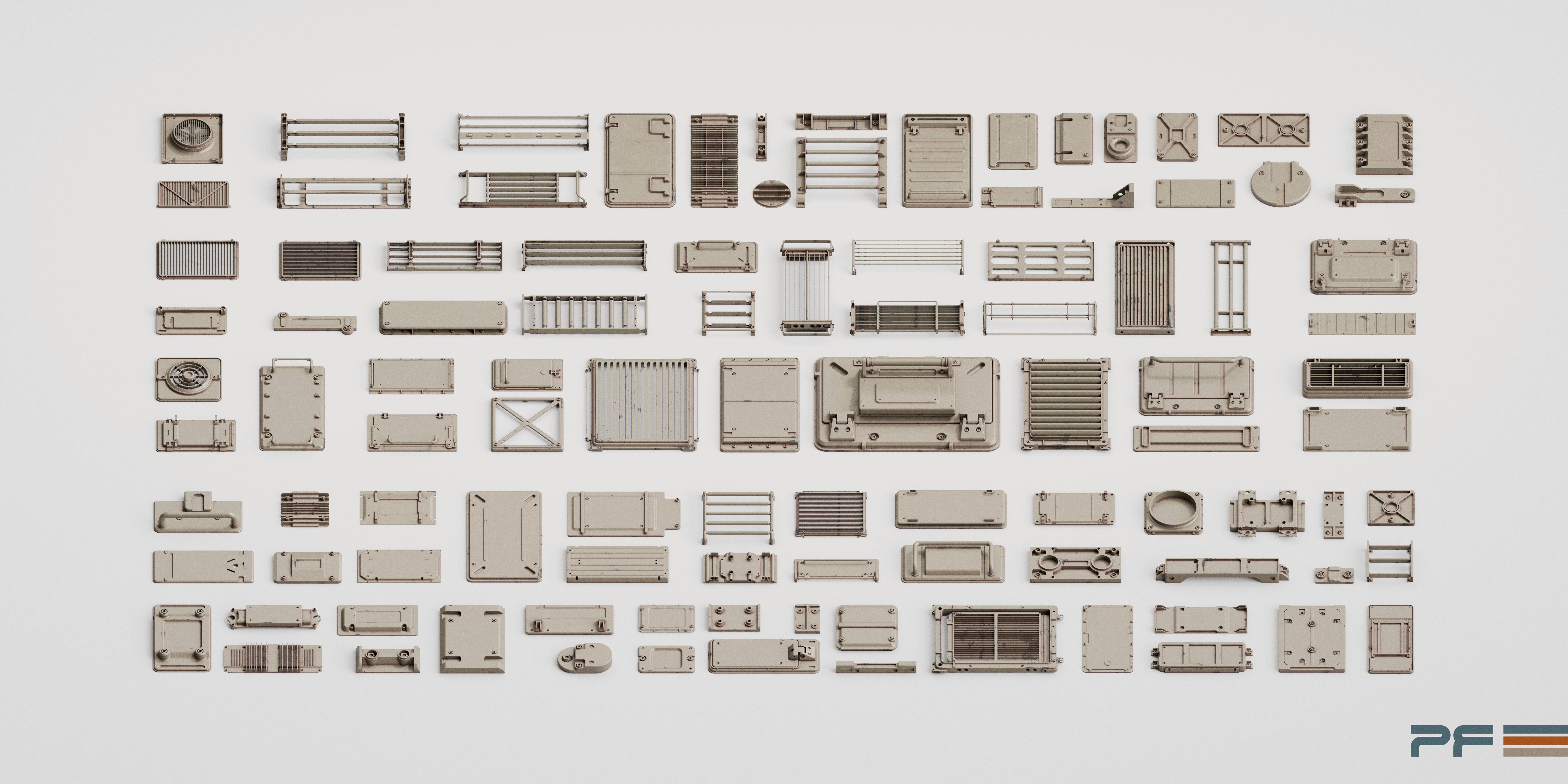 Principal forms details matter kitbash details