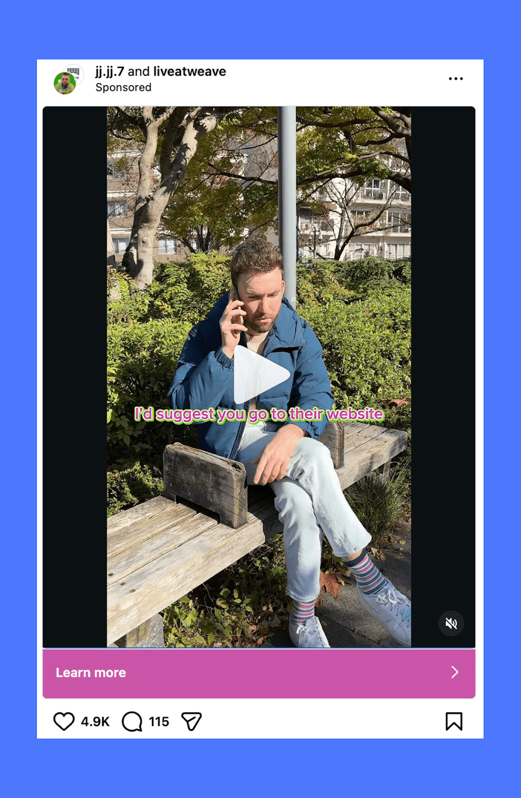 Instagram Feed Video Ads