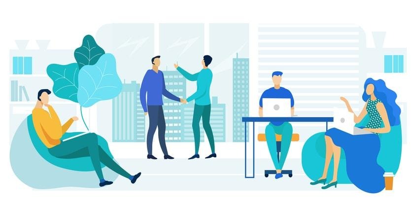 Steps to accountability illustrated with a pathway.