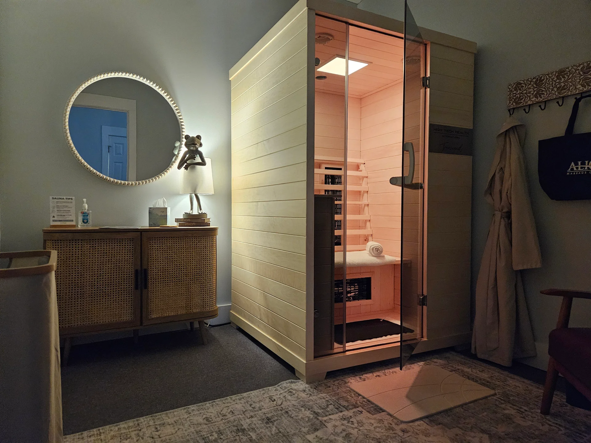 Infrared sauna benefits and sessions Bluffton