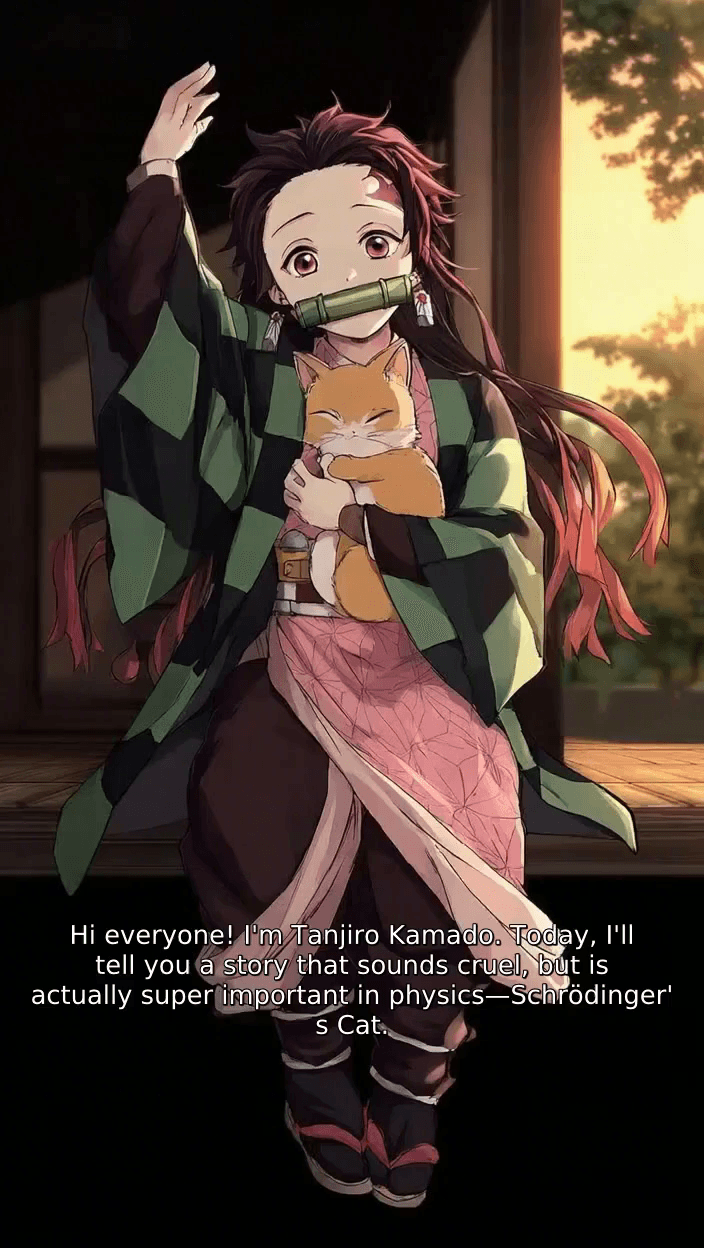 Tanjiro & Nezuko Explain Schrödinger's Cat for Anime Fans cover image