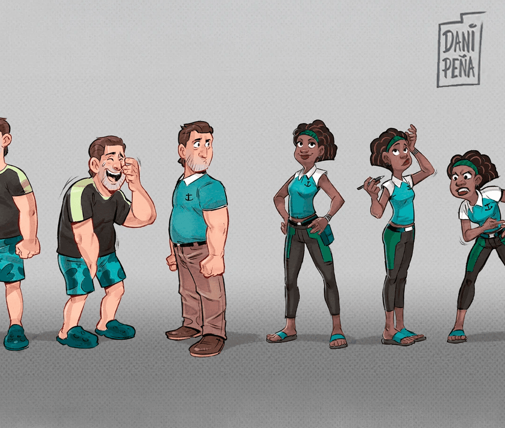 DISEÑO DE PERSONAJES Y PROPS