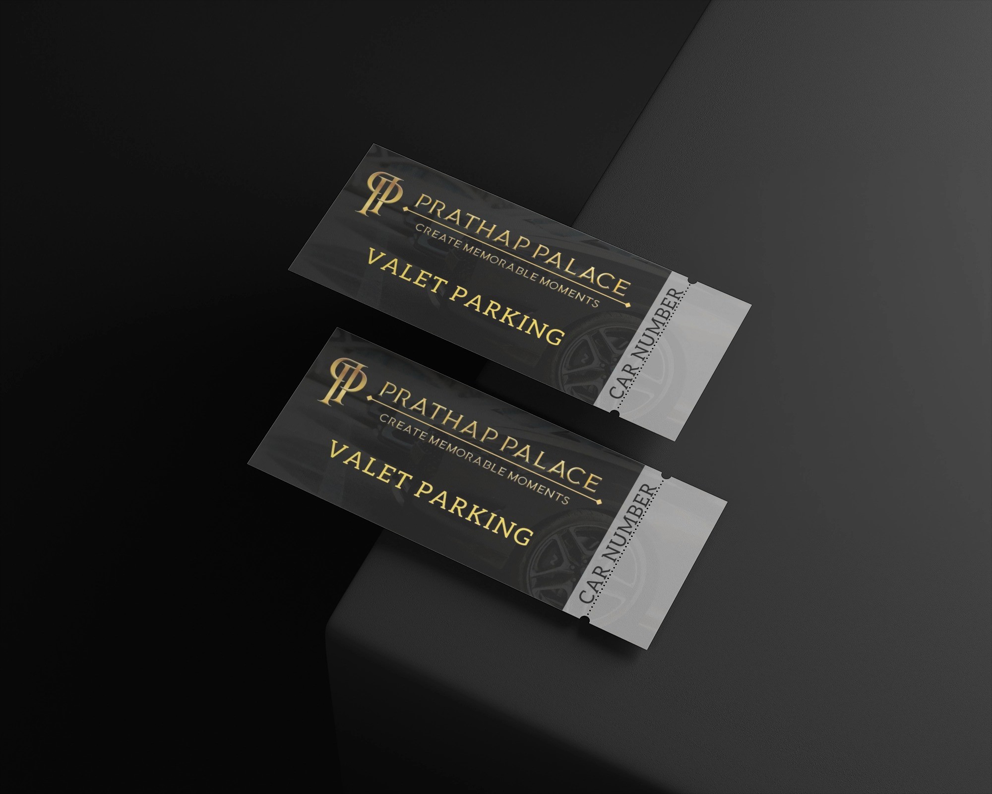 car parling card 