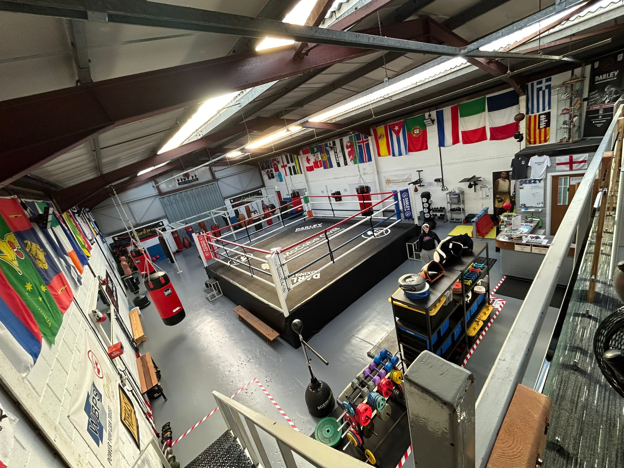 A photo of the gym atmosphere